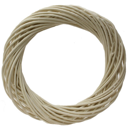 Wicker wreath, white 40